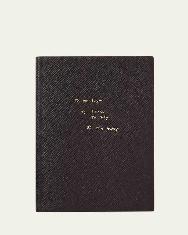 x Thomas Lelu "To Do List" Chelsea Notebook in Panama Leather